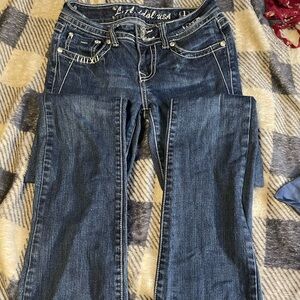 L.A. idol Women's Dark Blue Boot Cut Jeans